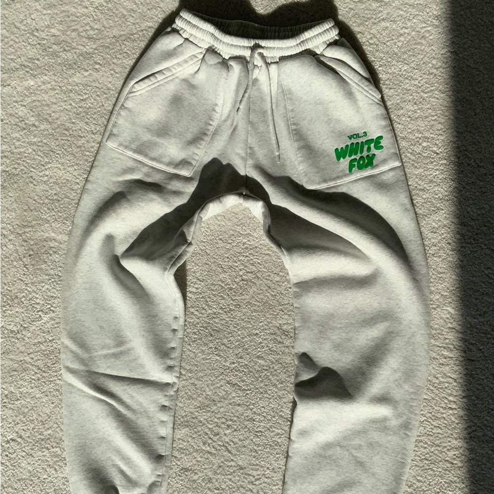 White Fox Gray Sweatpants